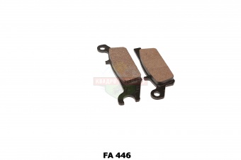 Усиленные тормозные колодки зад право FA 446