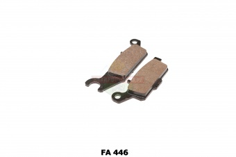 Усиленные тормозные колодки зад право FA 446