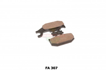 Усиленные тормозные колодки зад право FA 307