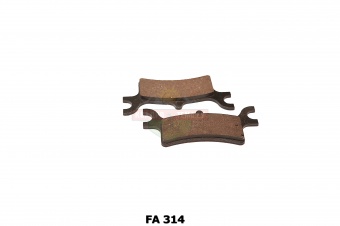 Тормозные колодки зад право  FA 314